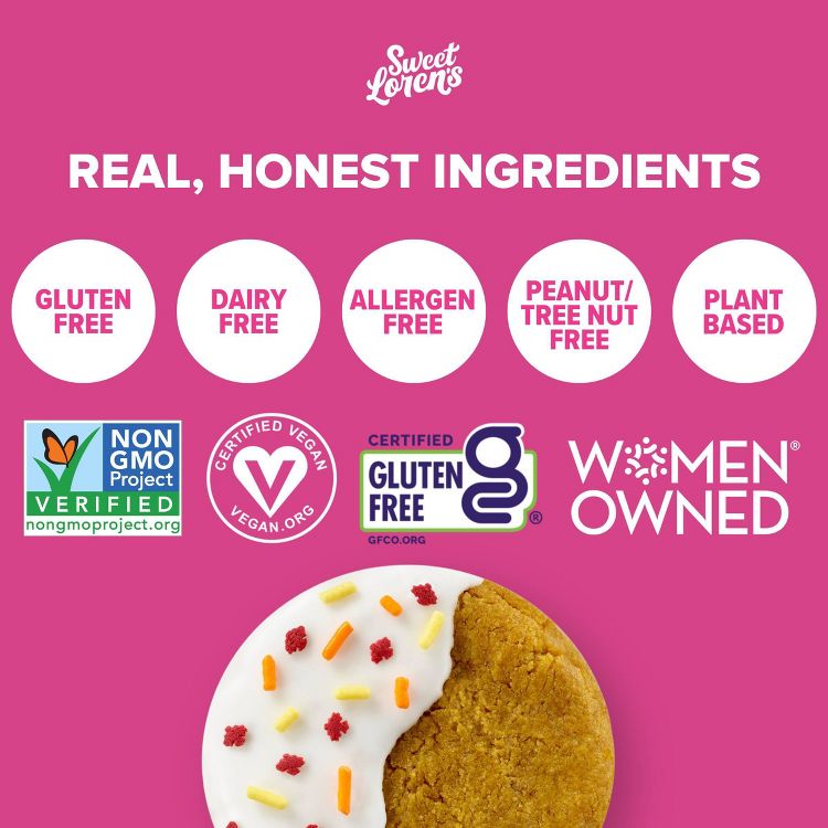 Sweet Loren's Gluten Free Vegan Pumpkin Spice Cookie Dough - 9.6oz/12ct, 3 of 7
