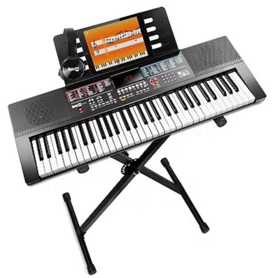 Best Choice Products 54-Key Beginners Electronic Keyboard Piano Set w/ LCD  Screen, Lighted Keys, 3-Teaching Modes