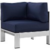 Modway Shore Outdoor Patio Aluminum Corner Sofa - 2 of 4
