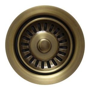 ALFI 3 1/2 Waste Disposer Trim with Matching Basket Strainer for Deep Fireclay Sinks - 1 of 1