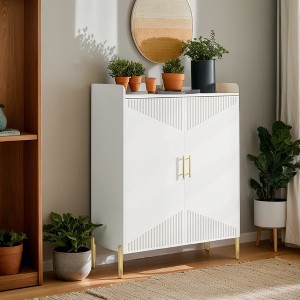 Hommoo Large Shoe Cabinet with Doors - 1 of 4
