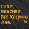 Mens Funny T Shirts Ive Reached Bee Keeping Age Sarcastic Beehive Graphic Tee For Men - Crazy Dog Men's T Shirt - image 2 of 4