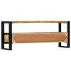 vidaXL TV Stand 51.2"x11.8"x19.7" Solid Wood Mango - 4 of 4