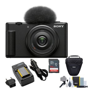 Sony ZV-1F Vlog Camera for Content Creators and Vloggers (Black) Bundle - 1 of 3