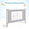 Infans 59" Bed Rail for Toddlers Infants Foldable Safety Bed Guardrail with Double Lock - 2 of 4