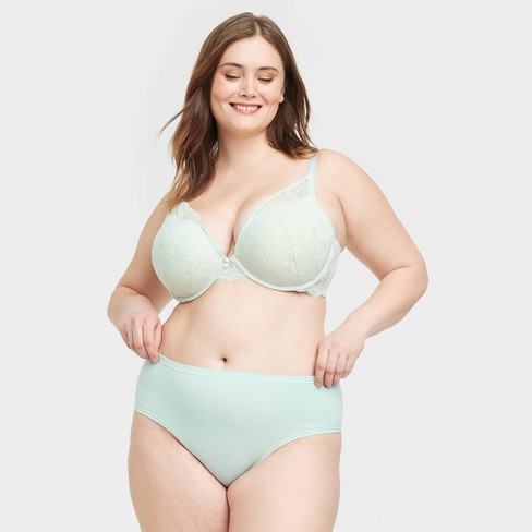 Women's Seamless Hipster Underwear - Auden™ Green 3x : Target