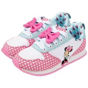 Kids Minnie Mouse Big Pink Bow Runner Shoes - 1 of 4