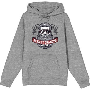 Sexiest Grandpa Alive
 Adult Long Sleeve Hoodie - 1 of 3
