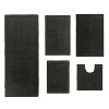 Home Weavers Luxury Collection 100% Cotton Tufted Bathroom Rug Set, Non-Slip Latex Bath Rug Set - 2 of 4