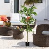NicBex 1PC Faux Tree, Double Rod 18-leaf Artificial Plant Indoor Fake Plants for Courtyard Entryway, Garden Decor - 2 of 4