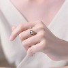 Guili Gold-Plated Green CZ Inlaid Ring, a vibrant and sophisticated piece exuding elegance and charm. Available in Sizes 6, 7, and 8. - 3 of 3