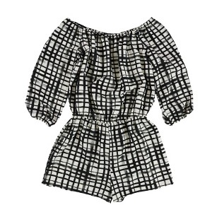 bar III Womens Off the Shoulder Romper Jumpsuit - 1 of 2