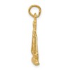 Black Bow Jewelry 14k Yellow Gold Scales of Justice Charm - 2 of 4