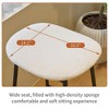 Kumasinova Set of 2 Upholstered Bar Stools, Counter Height Bar Stools with Complimentary Cushion Covers, Backless Dining Chair, Counter Stools - 2 of 4