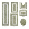 Hotel Bath Rug 100% Premium Cotton Tufted Weave Two Tone Reversible 6 Piece Bathroom Rug Set, Super Soft & Water Absorbent, Machine Washable Bathmat - 2 of 4
