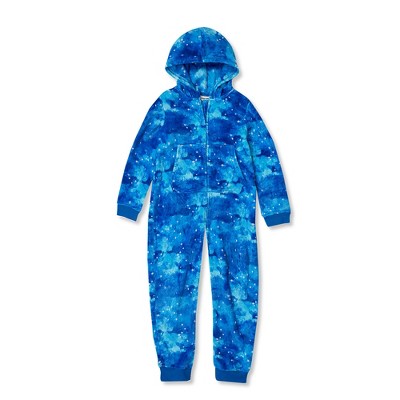 Lands' End Kids Hooded Plush Onesie