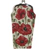CTM Women's Poppy Print Tapestry Glasses Case - 3 of 4