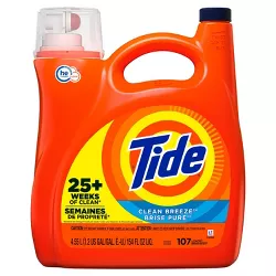 Tide Liquid Laundry Detergent - Clean Breeze - 154 fl oz 