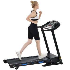 HFYee Walking Pad Treadmill with 3 Incline Options 265 LB Capacity with 2.5HP Silent Motor, Bluetooth Connection, Foldable Treadmill for Home - 1 of 4