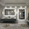 Apmir Super Bright Front & Back LED Lighted Anti-Fog Aluminum Alloy Framed Tempered Glass Bathroom/Vanity Mirror with ETL & 3-Year Warranty - 3 of 4