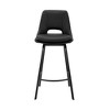 30" Carise Swivel Counter Height Barstool with Faux Leather - Armen Living - 2 of 4