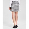 Calvin Klein Womens Houndstooth Tweed Mini Skirt - 2 of 2