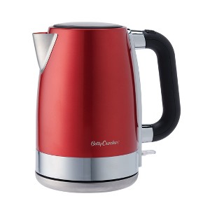 Betty Crocker 1.7L 1.7-Liter Cordless Jug Kettle, Red - 1 of 4