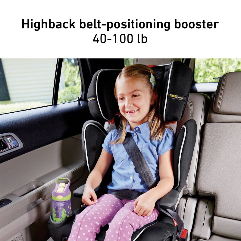 Graco TurboBooster Highback LX Booster Car Seat with Safety Surround - Stark, 4 of 11