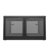 COMHOMA 3/4 Tier Stackable Storage Bins with Doors, Plastic Organizers, Foldable Design & Wheels for Kids' Toys, Crafts, Living Room - 3 of 4