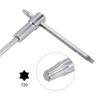 Unique Bargains CR-V Steel Fast-Spinning Adjustable Sliding T-Handle Torx Star Wrench - 4 of 4