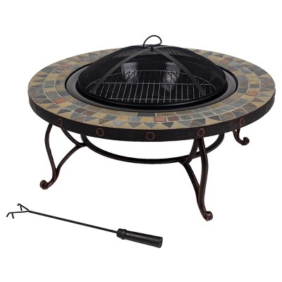 Slate Fire Pits Target, Fire Pit With Slate Top