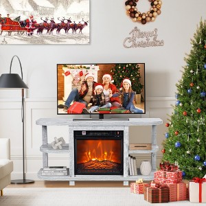 Parrot Uncle 48 in.  TV Stand Entertainment Center with Fireplace Fits TV's up to 55 in. - 1 of 4