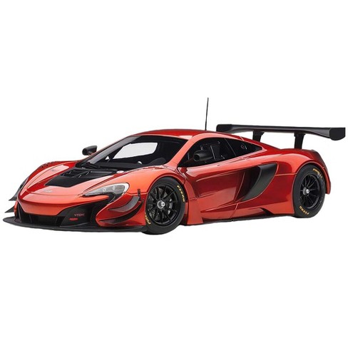 Mclaren 650s Gt3 Volcano Orange With Black Accents 1 18 Model Car By Autoart