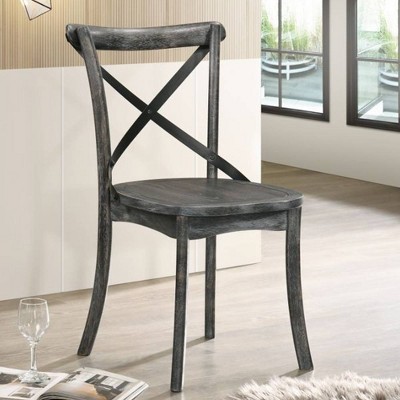 Set of 2 20" Kendric Dining Chairs Rustic - Acme Furniture