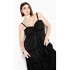 Women's Plus Size Alisa Maxi Dress - black | CITY CHIC - 3 of 4