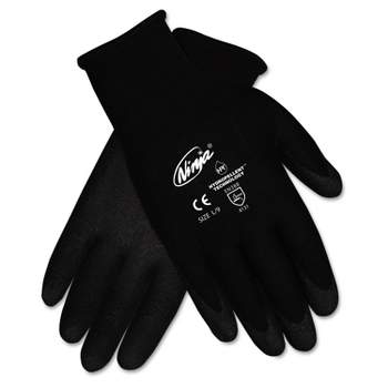 MCR Safety Ninja HPT PVC coated Nylon Gloves X-Large Black Pair N9699XLDZ