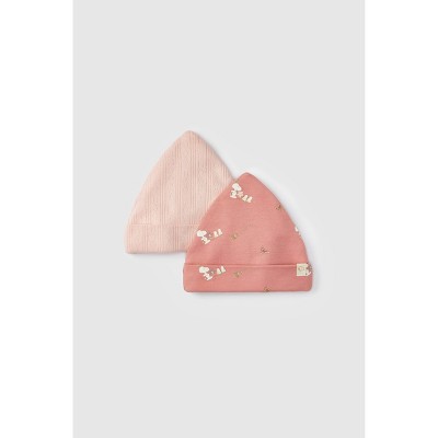 Baby 2pk Little Snoopy Halloween Cap Set - Pink