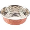 ETHICAL/SPOT Honeycomb Hammered Non Skid Stainless Steel Dish Copper Bowl - 3qt - 3 of 3