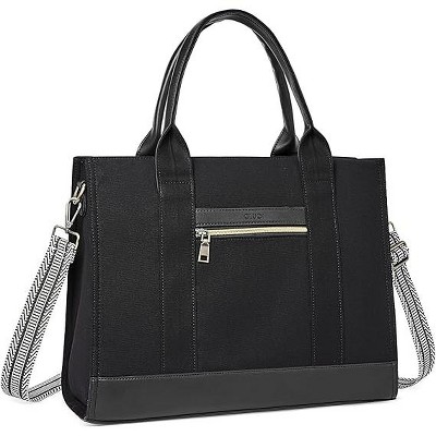 CLUCI Laptop Tote Bag for women 15.6 inch Computer Briefcase Leather Work Shoulder Bags Handbag for Office,School,Travel