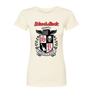 Women's - School of Rock - School Crest Fitted Graphic T-Shirt - 1 of 2