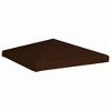 vidaXL Gazebo Top Cover 9.1 oz/yd² 9.8'x9.8' Brown - 2 of 4