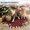 Christmas Living Room Rug, Plaid Aesthetic Printed Christmas Rugs, Soft Xmas Washable Rug for Bedroom Dining Room, Area Rug Carpets for Under Table - 4 of 4