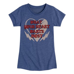 Girls' - Disney - Rise Of Red What Your Heart Wants Most Fitted Short Sleeve Graphic T-Shirt - 1 of 4