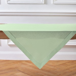 Solino Home Linen Classic Hemstitch Table Throw - 1 of 4
