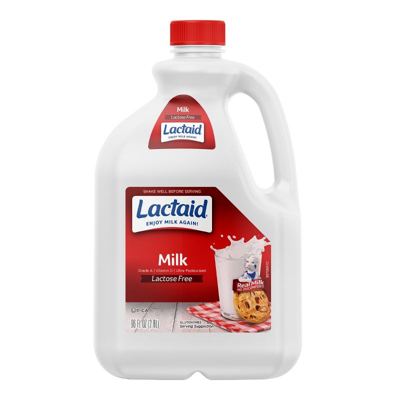 Lactaid Lactose Free Whole Milk - 96 fl oz, 1 of 8
