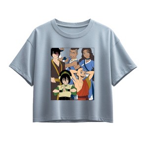 Girls' - Avatar - Hybrid Apparel Short Sleeve Boxy Graphic T-Shirt - 1 of 3