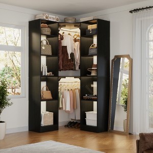 Aheaplus Corner Closet System with 12 Shelves - 1 of 4