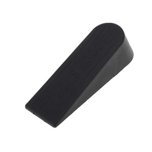 Unique Bargains Door Stop Medium Bilingual Door Stop English Text TPR 6.42"x1.97"x2.01" 1 Pc - 1 of 4