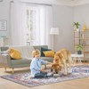 Area Rugs for Living Room - Machine Washable Vintage Carpet, Non-Slip Low Pile Throw Rugs, Rubber Backing, for Bedroom, Dining Room, Kitchen - 3 of 4