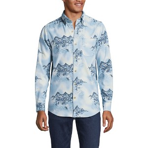 Lands' End Men's Traditional Fit Flagship Flannel Shirt - 1 of 4